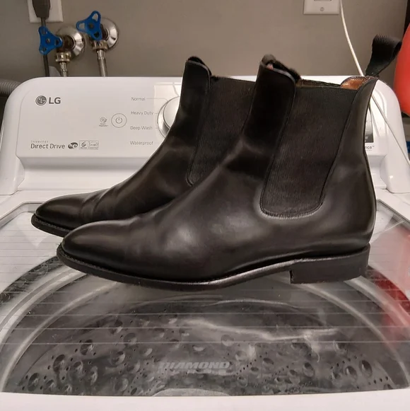 Adres Sendra Black Leather Chelsea Boots - Picture 4 of 12